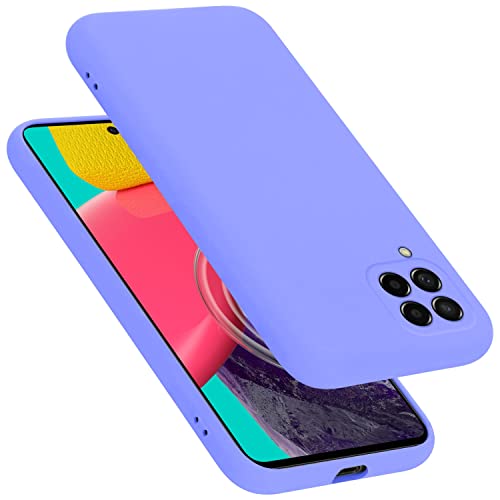 Cadorabo Hülle kompatibel mit Samsung Galaxy M53 5G Hülle Silikon Handyhülle für Galaxy M53 5G Case aus flüssigem Silikon- Kratzfeste und stoßfeste dünne TPU Schutzhülle - Liquid HELL LILA Cadorabo Hülle kompatibel mit Samsung Galaxy M53 5G Hülle Silikon Handyhülle für Galaxy M53 5G Case aus flüssigem Silikon- Kratzfeste und stoßfeste dünne TPU Schutzhülle - Liquid HELL LILA von Cadorabo