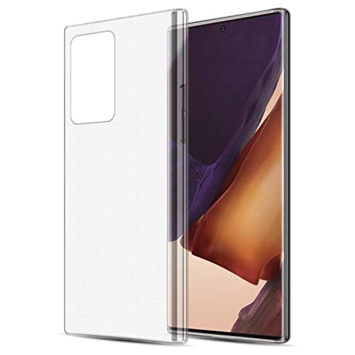 Cadorabo Hülle kompatibel mit Samsung Galaxy Note 20 Ultra Schutzhülle TPU Silikon Case Slim Design Slim Kratzfest Weiche Gummi mit Rundumschutz Case Hülle für Galaxy Note 20 Ultra in Transparent von Cadorabo