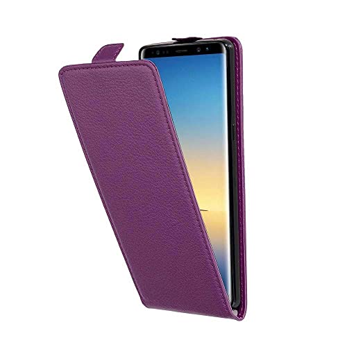 Cadorabo Hülle kompatibel mit Samsung Galaxy Note 8 Flip Design aus Premium Kunst Leder Flip Klappbare Stoßfeste Magnetische Cover Hülle für Galaxy Note 8 Tasche in Lila Cadorabo Hülle kompatibel mit Samsung Galaxy Note 8 Flip Design aus Premium Kunst Leder Flip Klappbare Stoßfeste Magnetische Cover Hülle für Galaxy Note 8 Tasche in Lila von Cadorabo