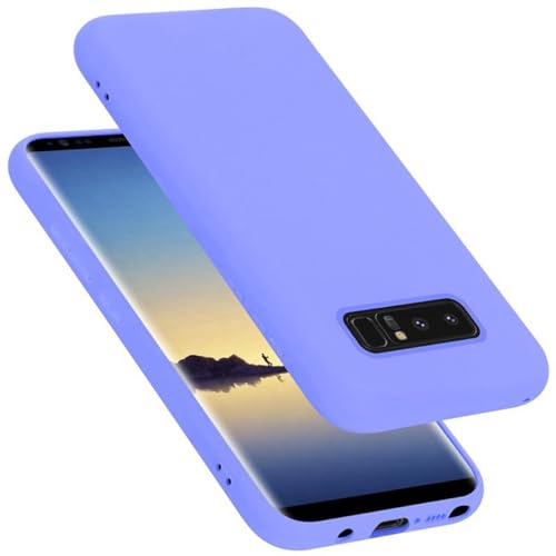 Cadorabo Hülle kompatibel mit Samsung Galaxy Note 8 Hülle Silikon Handyhülle für Galaxy Note 8 Case aus flüssigem Silikon- Kratzfeste und stoßfeste dünne TPU Schutzhülle - Liquid HELL LILA Cadorabo Hülle kompatibel mit Samsung Galaxy Note 8 Hülle Silikon Handyhülle für Galaxy Note 8 Case aus flüssigem Silikon- Kratzfeste und stoßfeste dünne TPU Schutzhülle - Liquid HELL LILA von Cadorabo