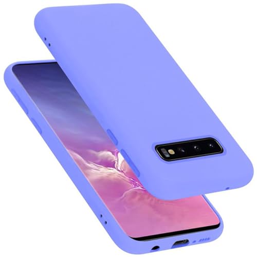 Cadorabo Hülle kompatibel mit Samsung Galaxy S10 4G Hülle Silikon Handyhülle für Galaxy S10 4G Case aus flüssigem Silikon- Kratzfeste und stoßfeste dünne TPU Schutzhülle - Liquid HELL LILA Cadorabo Hülle kompatibel mit Samsung Galaxy S10 4G Hülle Silikon Handyhülle für Galaxy S10 4G Case aus flüssigem Silikon- Kratzfeste und stoßfeste dünne TPU Schutzhülle - Liquid HELL LILA von Cadorabo