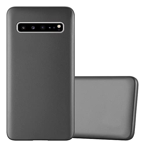Cadorabo Hülle kompatibel mit Samsung Galaxy S10 5G Schutzhülle TPU Silikon Case Metallic Design Slim Kratzfest Weiche Gummi mit Rundumschutz Case Hülle für Galaxy S10 5G in Grau Cadorabo Hülle kompatibel mit Samsung Galaxy S10 5G Schutzhülle TPU Silikon Case Metallic Design Slim Kratzfest Weiche Gummi mit Rundumschutz Case Hülle für Galaxy S10 5G in Grau von Cadorabo