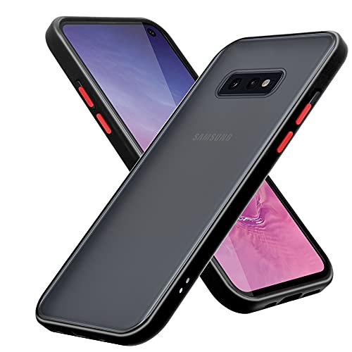 Cadorabo Hülle kompatibel mit Samsung Galaxy S10e Schutzhülle TPU Silikon Case Hybrid Matt Design Anti Rutsch Slim Kratzfest Weiche Gummi mit Rundumschutz Case Hülle für Galaxy S10e in Transparent von Cadorabo