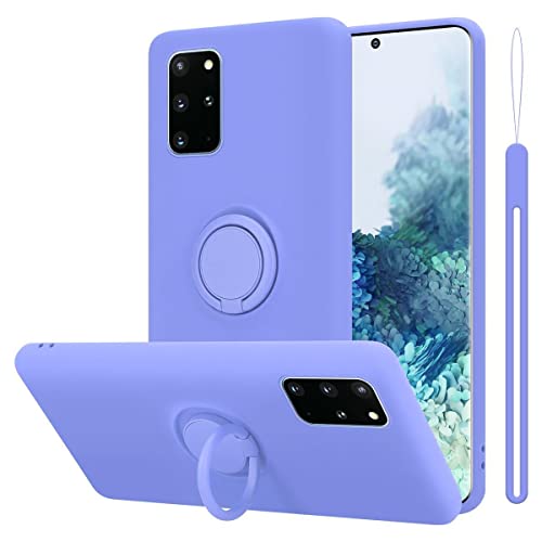 Cadorabo Hülle kompatibel mit Samsung Galaxy S20 Plus Schutzhülle TPU Silikon Case Liquid Design mit Ring Slim Kratzfest Liquidsilikon Microfaser Case Hülle für Galaxy S20 Plus in Lila Cadorabo Hülle kompatibel mit Samsung Galaxy S20 Plus Schutzhülle TPU Silikon Case Liquid Design mit Ring Slim Kratzfest Liquidsilikon Microfaser Case Hülle für Galaxy S20 Plus in Lila von Cadorabo