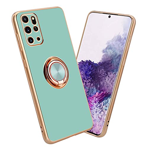 Cadorabo Hülle kompatibel mit Samsung Galaxy S20 Plus Schutzhülle TPU Silikon Case mit Ring Design mit Kameraschutz Slim Kratzfest Gummi mit Rundumschutz Case Hülle für Galaxy S20 Plus in Türkis Cadorabo Hülle kompatibel mit Samsung Galaxy S20 Plus Schutzhülle TPU Silikon Case mit Ring Design mit Kameraschutz Slim Kratzfest Gummi mit Rundumschutz Case Hülle für Galaxy S20 Plus in Türkis von Cadorabo