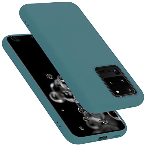Cadorabo Hülle kompatibel mit Samsung Galaxy S20 Ultra Hülle Silikon Handyhülle für Galaxy S20 Ultra Case aus flüssigem Silikon- Kratzfeste und stoßfeste dünne TPU Schutzhülle - Liquid GRÜN Cadorabo Hülle kompatibel mit Samsung Galaxy S20 Ultra Hülle Silikon Handyhülle für Galaxy S20 Ultra Case aus flüssigem Silikon- Kratzfeste und stoßfeste dünne TPU Schutzhülle - Liquid GRÜN von Cadorabo