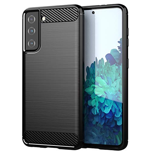 Cadorabo Hülle kompatibel mit Samsung Galaxy S21 FE Schutzhülle TPU Silikon Case Karbon Optik Slim Kratzfest Weiche Gummi mit Rundumschutz Case Hülle für Galaxy S21 FE in Schwarz Cadorabo Hülle kompatibel mit Samsung Galaxy S21 FE Schutzhülle TPU Silikon Case Karbon Optik Slim Kratzfest Weiche Gummi mit Rundumschutz Case Hülle für Galaxy S21 FE in Schwarz von Cadorabo