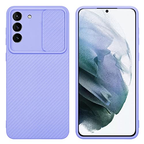 Cadorabo Hülle kompatibel mit Samsung Galaxy S21 Plus Schutzhülle TPU Silikon Case Liquid Design mit Kameraschutz Slim Kratzfest Weiche Gummi mit Rundumschutz Case Hülle für Galaxy S21 Plus in Lila von Cadorabo
