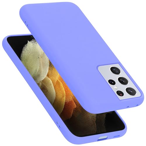 Cadorabo Hülle kompatibel mit Samsung Galaxy S21 Ultra Hülle Silikon Handyhülle für Galaxy S21 Ultra Case aus flüssigem Silikon- Kratzfeste und stoßfeste dünne TPU Schutzhülle - Liquid HELL LILA Cadorabo Hülle kompatibel mit Samsung Galaxy S21 Ultra Hülle Silikon Handyhülle für Galaxy S21 Ultra Case aus flüssigem Silikon- Kratzfeste und stoßfeste dünne TPU Schutzhülle - Liquid HELL LILA von Cadorabo