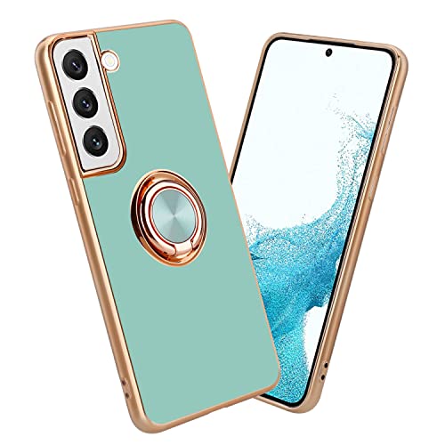 Cadorabo Hülle kompatibel mit Samsung Galaxy S22 Plus Schutzhülle TPU Silikon Case mit Ring Design mit Kameraschutz Slim Kratzfest Gummi mit Rundumschutz Case Hülle für Galaxy S22 Plus in Türkis Cadorabo Hülle kompatibel mit Samsung Galaxy S22 Plus Schutzhülle TPU Silikon Case mit Ring Design mit Kameraschutz Slim Kratzfest Gummi mit Rundumschutz Case Hülle für Galaxy S22 Plus in Türkis von Cadorabo