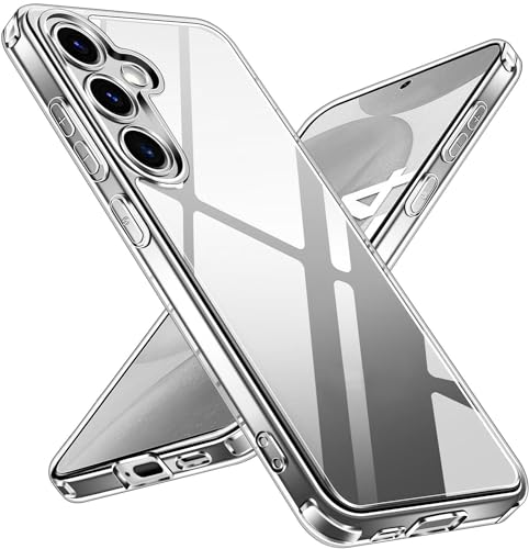 Cadorabo Hülle kompatibel mit Samsung Galaxy S24 Plus in VOLL TRANSPARENT - Schutzhülle aus flexiblem TPU Silikon von Cadorabo