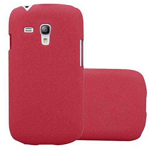 Cadorabo Hülle kompatibel mit Samsung Galaxy S3 Mini Schutzhülle TPU Silikon Case Frost Design Anti Rutsch Slim Kratzfest Stabiles Hardcase mit Rundumschutz Case Hülle für Galaxy S3 Mini in Rot Cadorabo Hülle kompatibel mit Samsung Galaxy S3 Mini Schutzhülle TPU Silikon Case Frost Design Anti Rutsch Slim Kratzfest Stabiles Hardcase mit Rundumschutz Case Hülle für Galaxy S3 Mini in Rot von Cadorabo