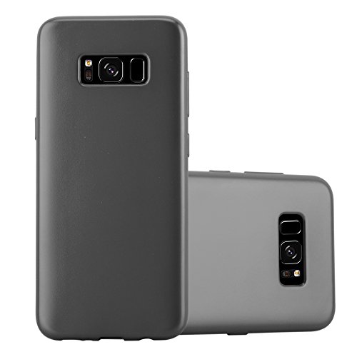 Cadorabo Hülle kompatibel mit Samsung Galaxy S8 Plus Schutzhülle TPU Silikon Case Metallic Design Slim Kratzfest Weiche Gummi mit Rundumschutz Case Hülle für Galaxy S8 Plus in Grau Cadorabo Hülle kompatibel mit Samsung Galaxy S8 Plus Schutzhülle TPU Silikon Case Metallic Design Slim Kratzfest Weiche Gummi mit Rundumschutz Case Hülle für Galaxy S8 Plus in Grau von Cadorabo
