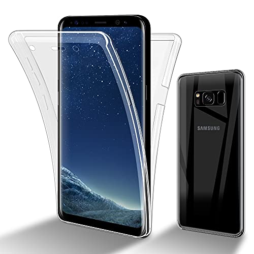 Cadorabo Hülle kompatibel mit Samsung Galaxy S8 Schutzhülle TPU Silikon Case 360 Slim Kratzfest Weiche Gummi mit Rundumschutz Case Hülle für Galaxy S8 in Transparent Cadorabo Hülle kompatibel mit Samsung Galaxy S8 Schutzhülle TPU Silikon Case 360 Slim Kratzfest Weiche Gummi mit Rundumschutz Case Hülle für Galaxy S8 in Transparent von Cadorabo