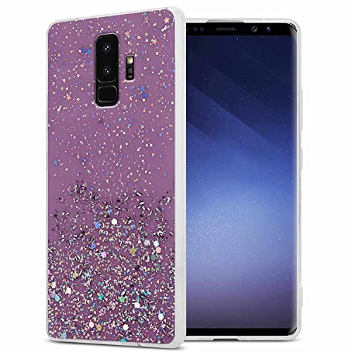 Cadorabo Hülle kompatibel mit Samsung Galaxy S9 Plus Rundumschutz TPU Silikon Case Mädchen Glitzer Strass Design Slim Kratzfest Weiche Gummi Bling Schutzhülle für Samsung Galaxy S9 Plus in Lila Cadorabo Hülle kompatibel mit Samsung Galaxy S9 Plus Rundumschutz TPU Silikon Case Mädchen Glitzer Strass Design Slim Kratzfest Weiche Gummi Bling Schutzhülle für Samsung Galaxy S9 Plus in Lila von Cadorabo