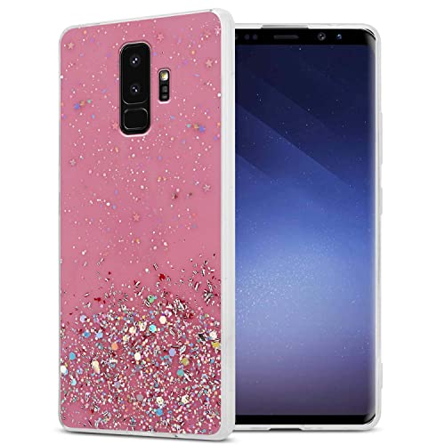 Cadorabo Hülle kompatibel mit Samsung Galaxy S9 Plus Rundumschutz TPU Silikon Case Mädchen Glitzer Strass Design Slim Kratzfest Weiche Gummi Bling Schutzhülle für Samsung Galaxy S9 Plus in Rosa Cadorabo Hülle kompatibel mit Samsung Galaxy S9 Plus Rundumschutz TPU Silikon Case Mädchen Glitzer Strass Design Slim Kratzfest Weiche Gummi Bling Schutzhülle für Samsung Galaxy S9 Plus in Rosa von Cadorabo