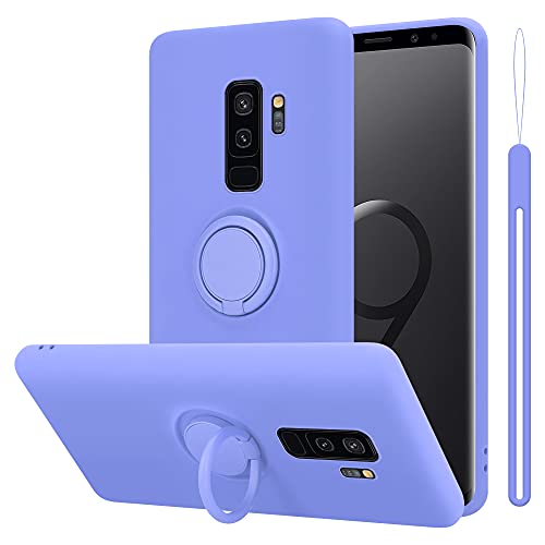 Cadorabo Hülle kompatibel mit Samsung Galaxy S9 Plus Schutzhülle TPU Silikon Case Liquid Design mit Ring Slim Kratzfest Liquidsilikon Microfaser Case Hülle für Galaxy S9 Plus in Lila Cadorabo Hülle kompatibel mit Samsung Galaxy S9 Plus Schutzhülle TPU Silikon Case Liquid Design mit Ring Slim Kratzfest Liquidsilikon Microfaser Case Hülle für Galaxy S9 Plus in Lila von Cadorabo