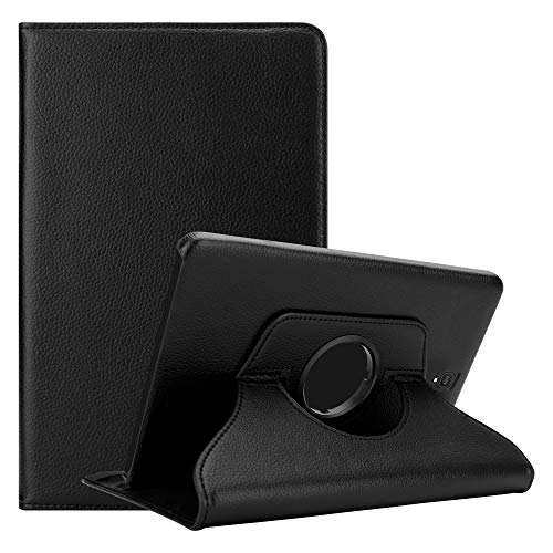 Cadorabo Hülle kompatibel mit Samsung Galaxy Tab S4 (10.5 Zoll) Tablethülle ohne Auto Wake Up aus Kunst Leder Flip Klappbare Stoßfeste Cover Hülle für Galaxy Tab S4 (10.5 Zoll) Tasche in Schwarz von Cadorabo