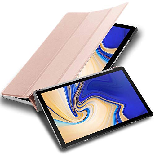 Cadorabo Hülle kompatibel mit Samsung Galaxy Tab S5e (10.5 Zoll) Tablethülle mit Auto Wake Up aus Kunst Leder Flip Klappbare Magnetische Cover Hülle für Galaxy Tab S5e (10.5 Zoll) Tasche in Rosa von Cadorabo