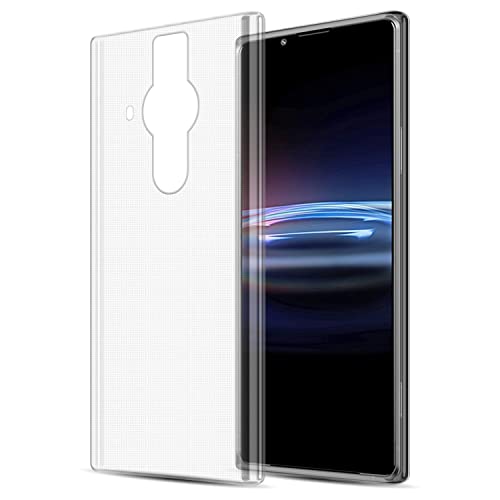 Cadorabo Hülle kompatibel mit Sony Xperia PRO-I Hülle Silikon Handyhülle für Xperia PRO-I Case aus [Nie vergilben Technologie], Kratzfeste Schutzhülle für Sony Xperia PRO-I - VOLL TRANSPARENT von Cadorabo