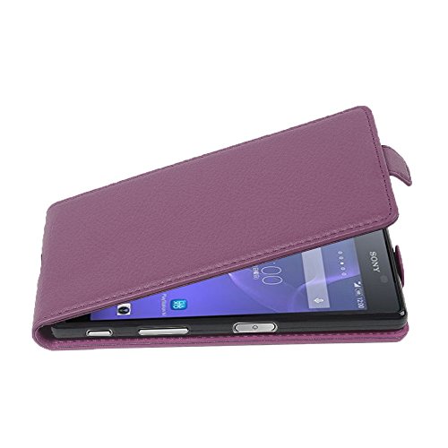 Cadorabo Hülle kompatibel mit Sony Xperia X Performance Flip Design aus Premium Kunst Leder Flip Klappbare Stoßfeste Magnetische Cover Hülle für Sony Xperia X Performance Tasche in Lila Cadorabo Hülle kompatibel mit Sony Xperia X Performance Flip Design aus Premium Kunst Leder Flip Klappbare Stoßfeste Magnetische Cover Hülle für Sony Xperia X Performance Tasche in Lila von Cadorabo