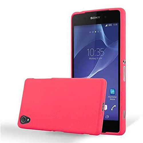 Cadorabo Hülle kompatibel mit Sony Xperia Z2 Schutzhülle TPU Silikon Case Frost Design Slim Kratzfest Weiche Gummi mit Rundumschutz Case Hülle für Sony Xperia Z2 in Rot Cadorabo Hülle kompatibel mit Sony Xperia Z2 Schutzhülle TPU Silikon Case Frost Design Slim Kratzfest Weiche Gummi mit Rundumschutz Case Hülle für Sony Xperia Z2 in Rot von Cadorabo