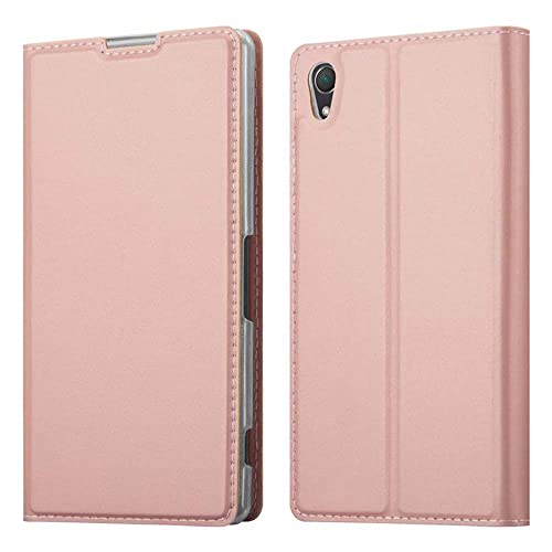 Cadorabo Hülle kompatibel mit Sony Xperia Z2 aus Premium Kunst Leder Flip Klappbare Stoßfeste Magnetische [Standfunktion] [Kartenfächern] Cover Hülle für Sony Xperia Z2 Tasche in Rosa von Cadorabo