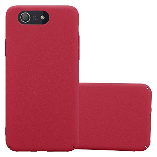 Cadorabo Hülle kompatibel mit Sony Xperia Z3 COMPACT Schutzhülle TPU Silikon Case Frost Design Anti Rutsch Slim Kratzfest Hardcase mit Rundumschutz Case Hülle für Sony Xperia Z3 COMPACT in Rot Cadorabo Hülle kompatibel mit Sony Xperia Z3 COMPACT Schutzhülle TPU Silikon Case Frost Design Anti Rutsch Slim Kratzfest Hardcase mit Rundumschutz Case Hülle für Sony Xperia Z3 COMPACT in Rot von Cadorabo