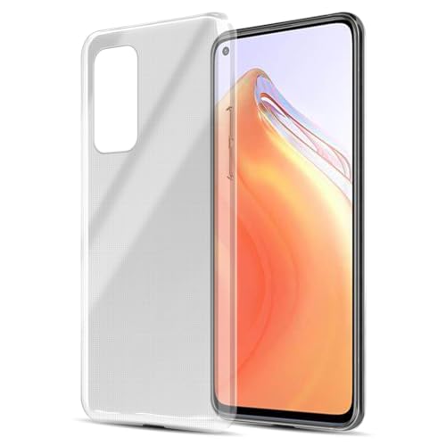Cadorabo Hülle kompatibel mit Xiaomi Mi 10T / Mi 10T PRO Hülle Silikon Handyhülle für Mi 10T Case aus [Nie vergilben Technologie], Kratzfeste Schutzhülle für Xiaomi Mi 10T - VOLL TRANSPARENT von Cadorabo