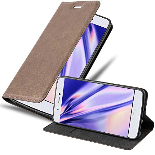 Cadorabo Hülle kompatibel mit Xiaomi Mi 5s aus Premium Kunst Leder Flip Klappbare Stoßfeste Magnetische [Standfunktion] [Kartenfächern] Cover Hülle für Xiaomi Mi 5s Tasche in Braun von Cadorabo