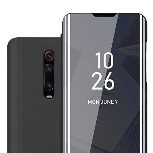 Cadorabo Hülle kompatibel mit Xiaomi Mi 9T / Mi 9T PRO/RedMi K20 / RedMi K20 PRO in TURMALIN SCHWARZ - Clear View Spiegel Schutzhülle mit Standfunktion 360 Grad Schutz Cadorabo Hülle kompatibel mit Xiaomi Mi 9T / Mi 9T PRO/RedMi K20 / RedMi K20 PRO in TURMALIN SCHWARZ - Clear View Spiegel Schutzhülle mit Standfunktion 360 Grad Schutz von Cadorabo