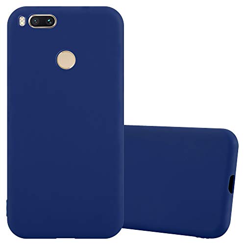 Cadorabo Hülle kompatibel mit Xiaomi Mi A1 / Mi 5X Schutzhülle TPU Silikon Case Candy Design Slim Kratzfest Weiche Gummi mit Rundumschutz Case Hülle für Xiaomi Mi A1 / Mi 5X in Blau von Cadorabo