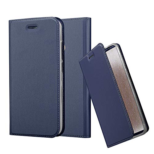 Cadorabo Hülle kompatibel mit Xiaomi Mi A1 / Mi 5X aus Premium Kunst Leder Flip Klappbare Stoßfeste Magnetische [Standfunktion] [Kartenfächern] Cover Hülle für Xiaomi Mi A1 / Mi 5X Tasche in Blau von Cadorabo