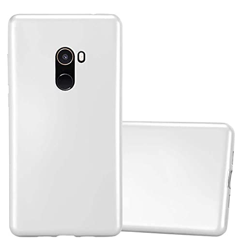 Cadorabo Hülle kompatibel mit Xiaomi Mi Mix 2 Schutzhülle TPU Silikon Case Metallic Design Slim Kratzfest Weiche Gummi mit Rundumschutz Case Hülle für Xiaomi Mi Mix 2 in Silber Cadorabo Hülle kompatibel mit Xiaomi Mi Mix 2 Schutzhülle TPU Silikon Case Metallic Design Slim Kratzfest Weiche Gummi mit Rundumschutz Case Hülle für Xiaomi Mi Mix 2 in Silber von Cadorabo
