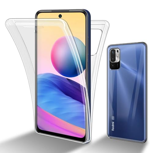 Cadorabo Hülle kompatibel mit Xiaomi RedMi Note 10 5G / Poco M3 PRO 5G Schutzhülle TPU Silikon Case 360 Slim Kratzfest Weiche Gummi mit Rundumschutz Case Hülle in Transparent Cadorabo Hülle kompatibel mit Xiaomi RedMi Note 10 5G / Poco M3 PRO 5G Schutzhülle TPU Silikon Case 360 Slim Kratzfest Weiche Gummi mit Rundumschutz Case Hülle in Transparent von Cadorabo