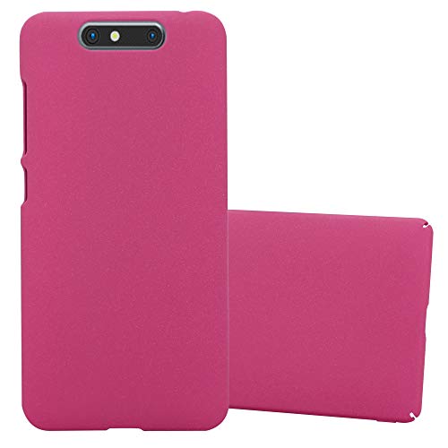 Cadorabo Hülle kompatibel mit ZTE Blade V8 Schutzhülle TPU Silikon Case Frost Design Anti Rutsch Slim Kratzfest Stabiles Hardcase mit Rundumschutz Case Hülle für ZTE Blade V8 in Pink von Cadorabo