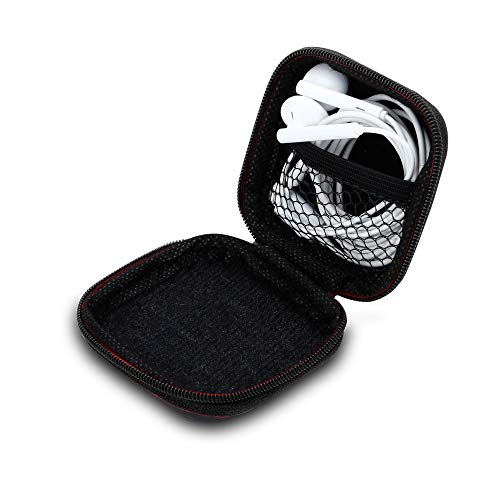 Cadorabo Kopfhörer Aufbewahrungsbox in SCHWARZ – Eckige Robuste Tasche aus formstabilem Stoff mit Netzfach und Reißverschluss für Headset, In-Ear Headphone etc. – Case Cover Schutz Hülle Etui Cadorabo Kopfhörer Aufbewahrungsbox in SCHWARZ – Eckige Robuste Tasche aus formstabilem Stoff mit Netzfach und Reißverschluss für Headset, In-Ear Headphone etc. – Case Cover Schutz Hülle Etui von Cadorabo