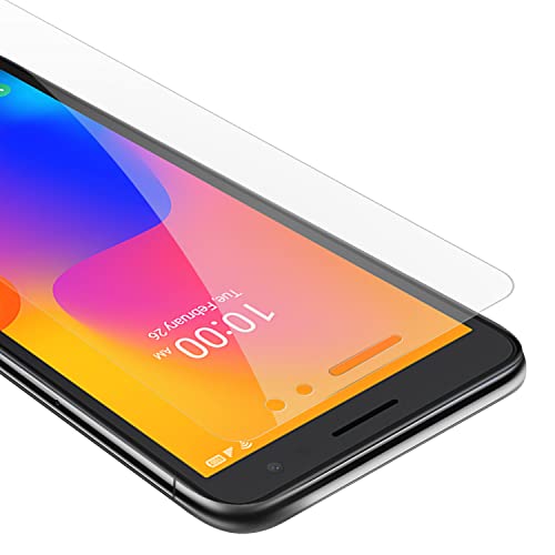 Cadorabo Panzer Schutz Glas für Alcatel 1B 2022 - Schutzfolie in Ultra-Klar Hüllen freundlich - Gehärtetes (Tempered) Glas Dipslayschutz Folie in 9H Härte Anti Kratzer von Cadorabo
