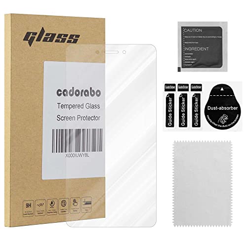 Cadorabo Panzer Schutz Glas für Lenovo K6 NOTE - Schutzfolie in Ultra-Klar Hüllen freundlich - Gehärtetes (Tempered) Glas Dipslayschutz Folie in 9H Härte Anti Kratzer von Cadorabo