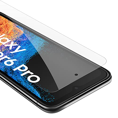 Cadorabo Panzer Schutz Glas für Samsung Galaxy XCover 6 PRO - Schutzfolie in Ultra-Klar Hüllen freundlich - Gehärtetes (Tempered) Glas Dipslayschutz Folie in 9H Härte Anti Kratzer von Cadorabo