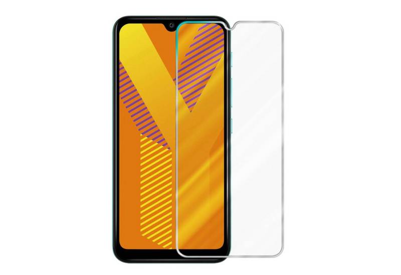 Cadorabo Schutzfolie für Wiko Y62 Schutzfolie, (3-St), 3x Schutzglas Panzer Folie (Tempered) Display Schutzfolie 3D Touch von Cadorabo