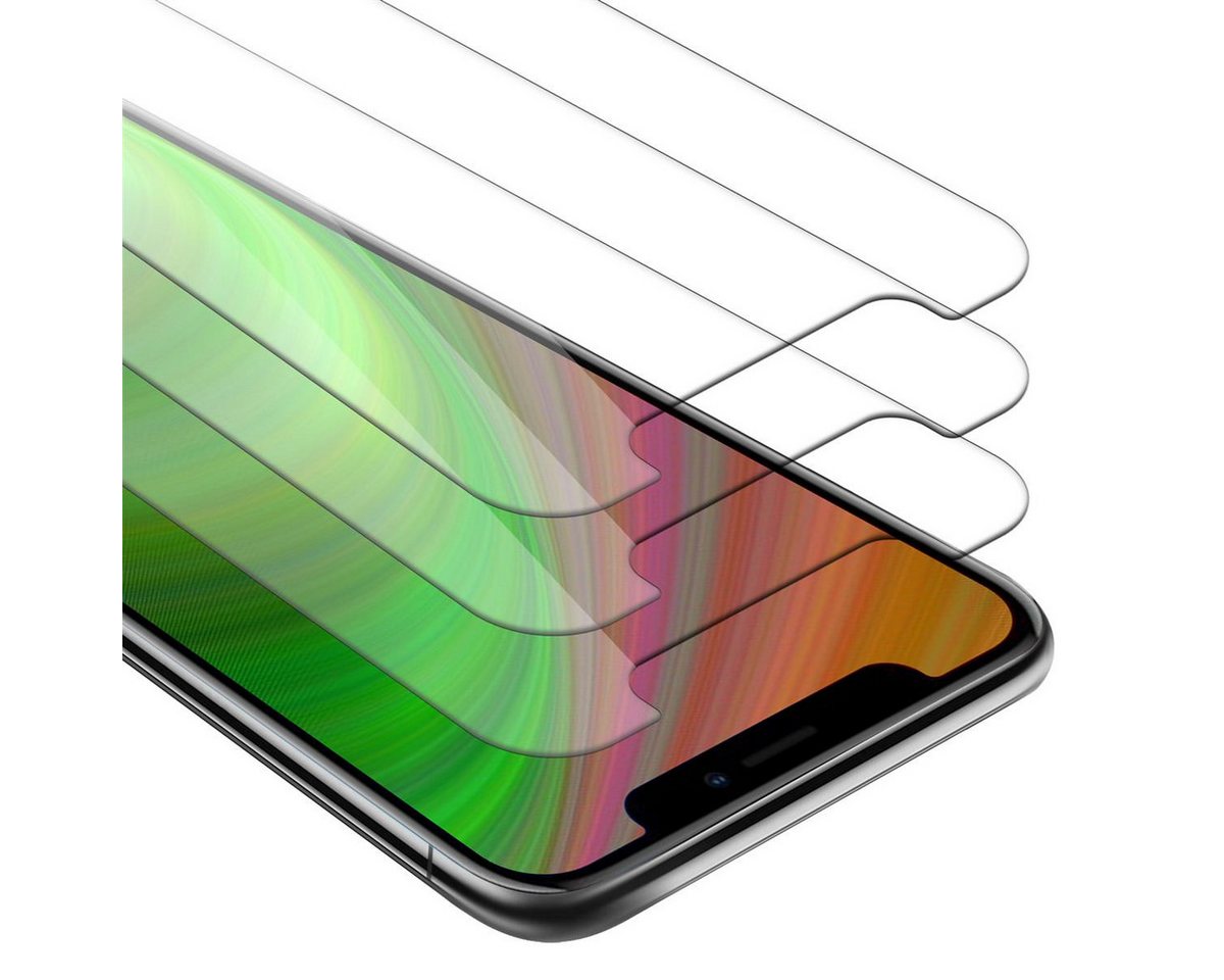 Cadorabo Schutzfolie für Apple iPhone 11 PRO Schutzfolie, (3-St), 3x Schutzfolie Panzer Folie (Tempered) Display Schutzglas 3D Touch von Cadorabo