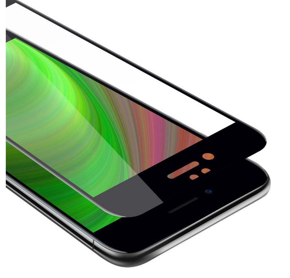Cadorabo Schutzfolie für Apple iPhone 7 / 7S / 8 / SE 2020 Schutzfolie, (1-St), Vollbild Schutzglas Panzer Folie (Tempered) Display Schutzfolie von Cadorabo
