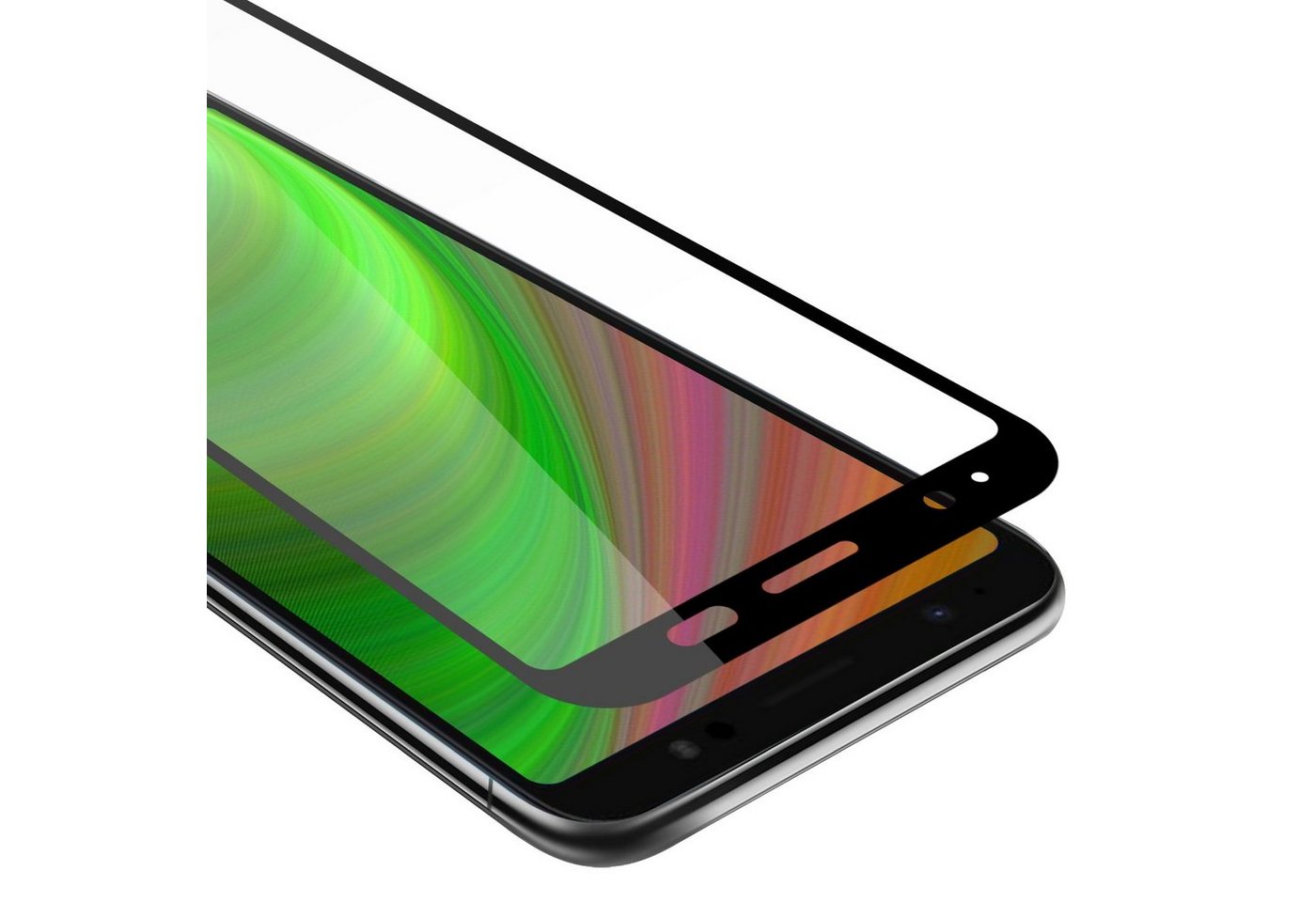 Cadorabo Schutzfolie für Asus ZenFone LIVE / 3 GO Schutzfolie, (1-St), Schutzfolie Vollbild Panzer Folie (Tempered) Display Schutzglas von Cadorabo