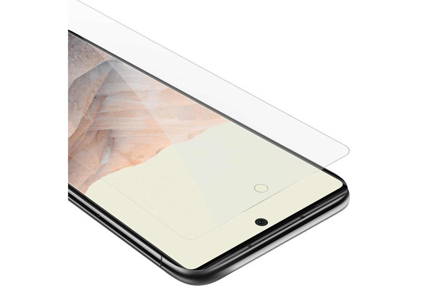 Cadorabo Schutzfolie für Google PIXEL 6 PRO Schutzfolie, (1-St), Schutzfolie Panzer Folie (Tempered) Display Schutzglas 3D Touch von Cadorabo
