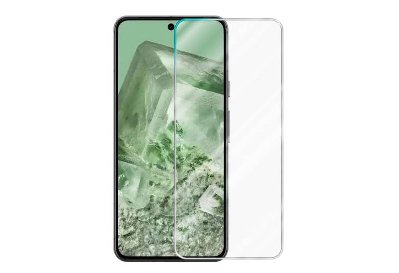 Cadorabo Schutzfolie für Google Pixel 8 Schutzfolie, (1-St), Schutzfolie Panzer Folie (Tempered) Display Schutzglas 3D Touch von Cadorabo