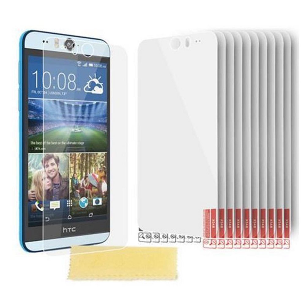 Cadorabo Schutzfolie für HTC Desire EYE, (1-St), 10x Displayschutzfolien von Cadorabo