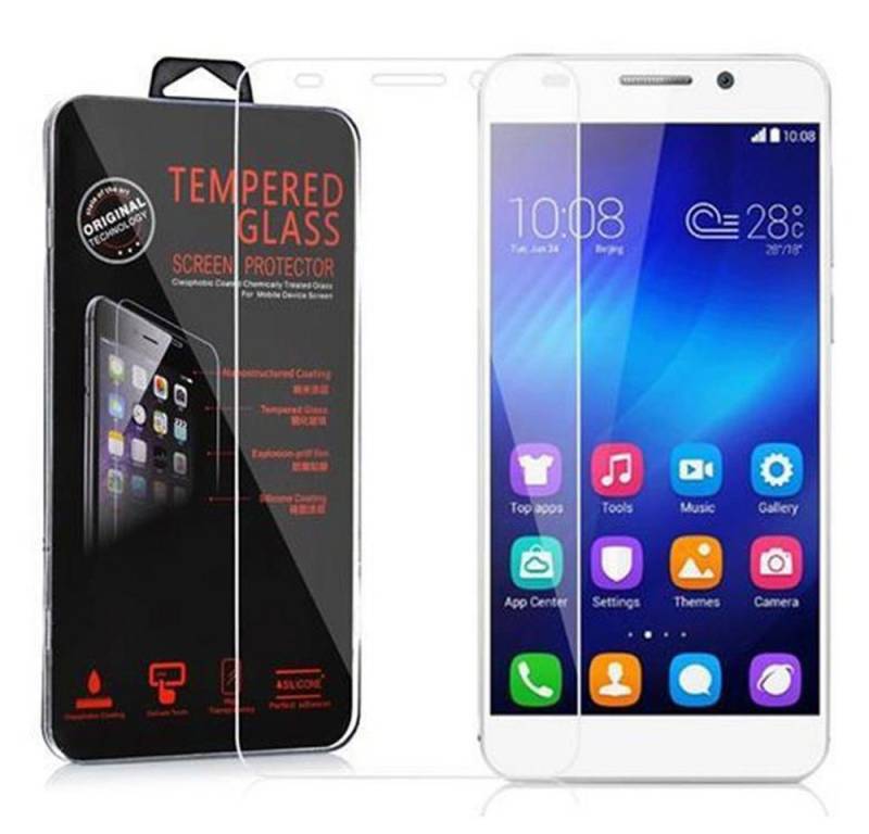 Cadorabo Schutzfolie für Honor 6 Schutzfolie, (1-St), Schutzfolie Panzer Folie (Tempered) Display Schutzglas 3D Touch von Cadorabo