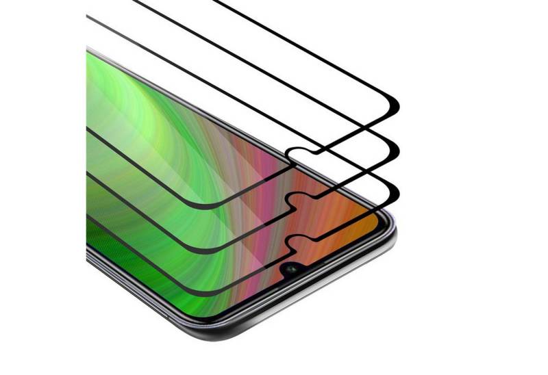 Cadorabo Schutzfolie für Huawei P SMART 2020 Schutzfolie, (3-St), 3x Vollbild Schutzglas Panzer Folie (Tempered) Display-Schutzglas von Cadorabo