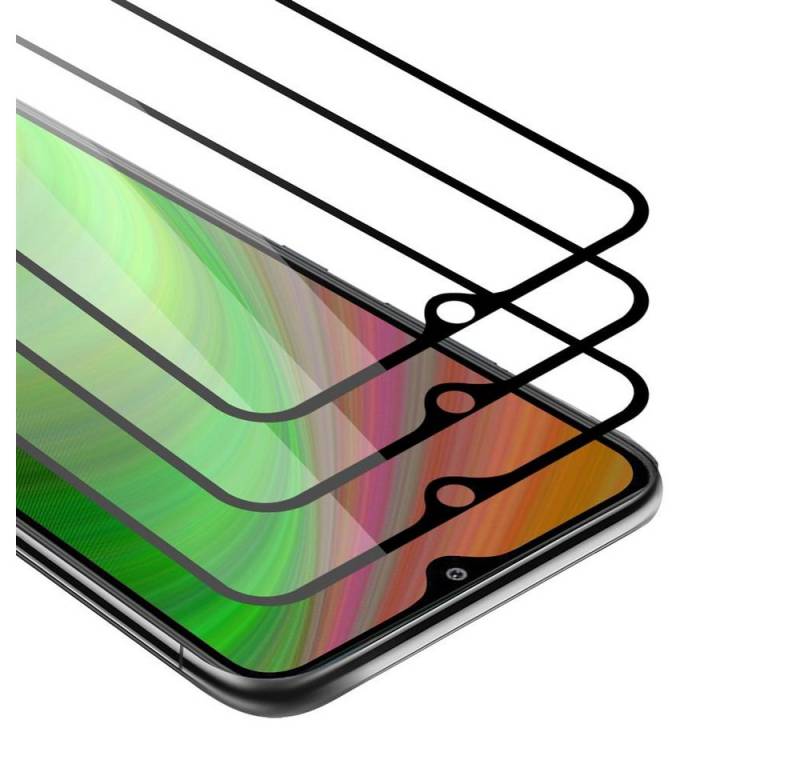 Cadorabo Schutzfolie für LG K41S Schutzfolie, (3-St), 3x Vollbild Schutzglas Panzer Folie (Tempered) Display-Schutzglas von Cadorabo